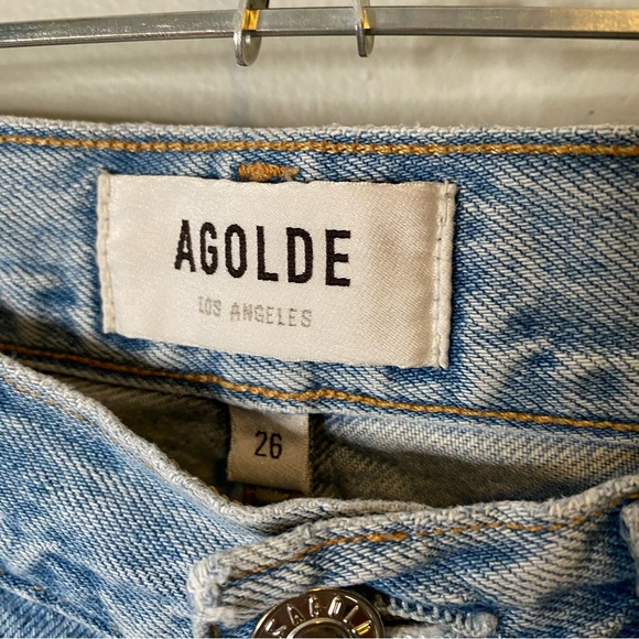 AGOLDE Riley High Rise Straight Crop Jeans - Picture 3 of 8